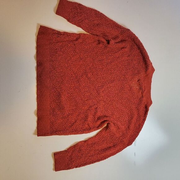 2X TORRID PSL FALL BURNT BRICK ORANGE RED BREATHABLE FALL SWEATER - Picture 8 of 8
